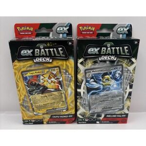 Lot of 2 Pokémon EX Battle Decks TCG‎ Ready to Play Trainer Cards